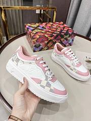 Louis Vuitton Time Out Sneaker White/Pink 1A9PYW - 2
