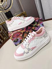Louis Vuitton Time Out Sneaker White/Pink 1A9PYW - 5