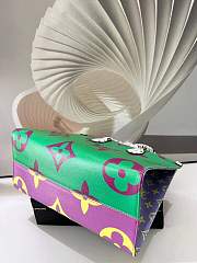 Louis Vuitton Onthego Handbag Green/Purple 34cm - 4