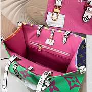 Louis Vuitton Onthego Handbag Green/Purple 34cm - 2
