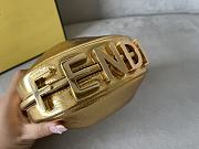 Fendi Nano Fendigraphy Golden Leather 7AS089 16.5x14x5cm - 5
