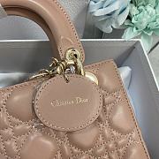 Dior Small Lady Abcdior Bag Cannage Lambskin Blush Pink M0538 20cm - 6