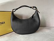 Fendi Small Fendigraphy Leather Black 8BR798 29x24.5x10cm - 3