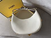 Fendi Small Fendigraphy Leather White 8BR798 29x24.5x10cm - 1