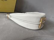 Fendi Small Fendigraphy Leather White 8BR798 29x24.5x10cm - 6