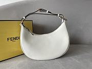 Fendi Small Fendigraphy Leather White 8BR798 29x24.5x10cm - 5