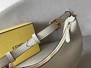 Fendi Small Fendigraphy Leather White 8BR798 29x24.5x10cm - 3