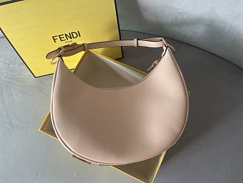 Fendi Small Fendigraphy Leather Creme 8BR798 29x24.5x10cm