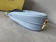 Fendi Small Fendigraphy Leather Blue 8BR798 29x24.5x10cm - 4
