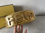 Fendi Small Fendigraphy Leather Golden 8BR798 29x24.5x10cm - 6