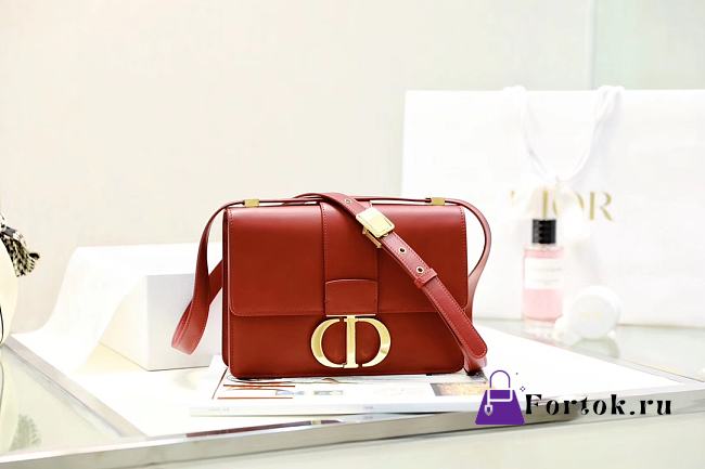 Dior 30 Montaigne Bag Red M9203 24x17x8cm - 1