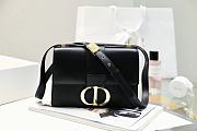 Dior 30 Montaigne Bag Black M9203 24x17x8cm - 1