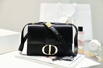 Dior 30 Montaigne Bag Black M9203 24x17x8cm