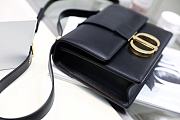 Dior 30 Montaigne Bag Black M9203 24x17x8cm - 5