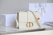 Dior 30 Montaigne Bag White M9203 24x17x8cm - 1