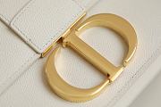 Dior 30 Montaigne Bag White M9203 24x17x8cm - 5