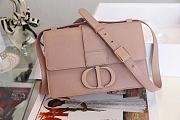 Dior 30 Montaigne Ultramatte Grained Bag Rose Pink M9203 24x17x8cm - 6