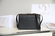 Dior 30 Montaigne Ultramatte Grained Bag Black M9203 24x17x8cm - 6