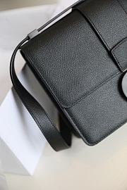 Dior 30 Montaigne Ultramatte Grained Bag Black M9203 24x17x8cm - 3