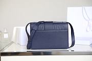 Dior 30 Montaigne Ultramatte Grained Bag Navy Blue M9203 24x17x8cm - 6