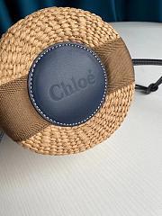 Chloe Small Woody Basket Grove Brown CHC21 17x16x16cm - 2