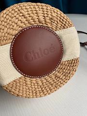 Chloe Small Woody Basket White CHC21 17x16x16cm - 6