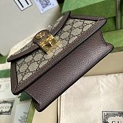 Gucci Mini Ophidia GG Shoulder Bag Beige/Brown 696180 17.5x13x6cm - 4