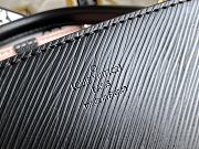 Louis Vuitton Marelle Tote MM Grained Epi Leather Black M59954 30x21x13cm - 3