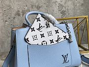 Louis Vuitton Marelle Tote PM Grained Epi Leather Blue M59950 25x17x11cm - 5