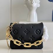 Louis Vuitton Coussin Belt Bag Monogram Pattern Black M81127 13x11x6cm - 1