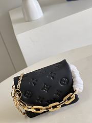 Louis Vuitton Coussin Belt Bag Monogram Pattern Black M81127 13x11x6cm - 6