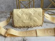 Louis Vuitton Monogram Bubblegram Wallet on Strap - Yellow Shoulder Bags,  Handbags - LOU658780