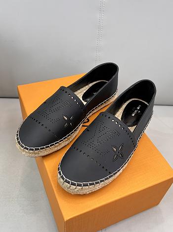 Louis Vuitton Starboard Flat Espadrille Black 1A9PNJ