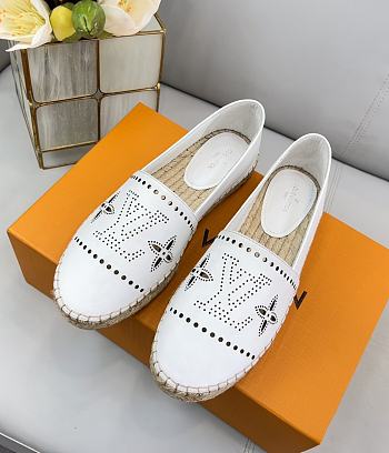 Louis Vuitton Starboard Flat Espadrille White 1A9PMN