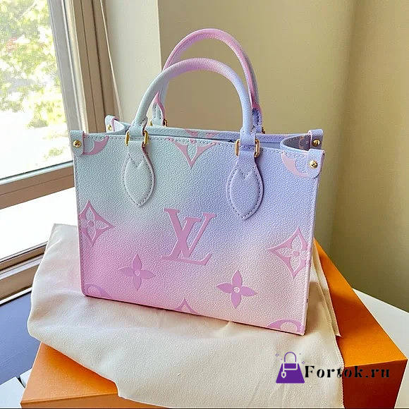 Louis Vuitton Onthego PM Sunrise Pastel