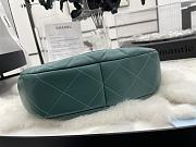 Chanel Hobo Handbag Lambskin Leather Pine Green AS3153 26×26×8cm - 5