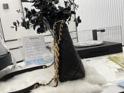 Chanel Hobo Handbag Lambskin Leather Black AS3112 20×22.5×9.5cm - 5