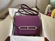 Hermes Roulis Silver-tone Metal Purple 19cm - 1