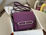 Hermes Roulis Silver-tone Metal Purple 19cm - 5