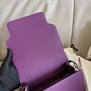 Hermes Roulis Silver-tone Metal Purple 19cm - 2