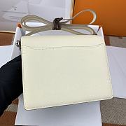 Hermes Roulis Silver-tone Metal White 19cm - 5