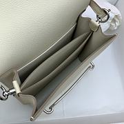 Hermes Roulis Silver-tone Metal White 19cm - 3