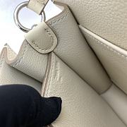 Hermes Roulis Silver-tone Metal White 19cm - 2