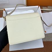 Hermes Roulis Gold-tone Metal White 19cm - 6