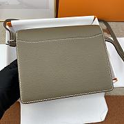 Hermes Roulis Silver-tone Metal Olive Green 19cm - 2