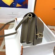 Hermes Roulis Gold-tone Metal Olive Green 19cm - 6