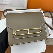 Hermes Roulis Gold-tone Metal Olive Green 19cm - 4