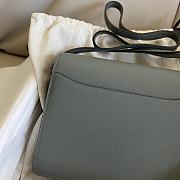 Hermes Roulis Silver-tone Metal Stone Blue 19cm - 3