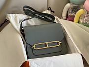 Hermes Roulis Gold-tone Metal Stone Blue 19cm - 5