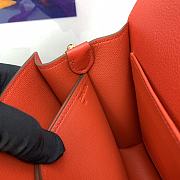 Hermes Roulis Gold-tone Metal Red 19cm - 5